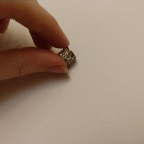 Sterling silver crystal charm - Picture 2 of 4